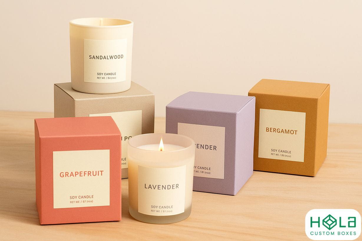 candle packaging boxes